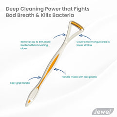 Jewel Wave Slim Eco Tongue Cleaner